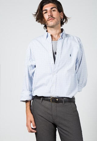 VINTAGE 80S CLASSIC POLO RALPH LAUREN SHIRT / S4570