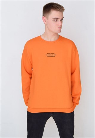 ORANGE LOCATION SWEATSHIRT