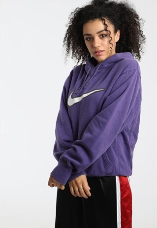 90S NIKE EMBROIDERED LOGO HOODIE