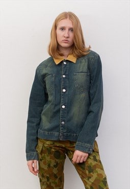 Vintage Jeans 90's Women's L Denim Jacket Blazer Trucker