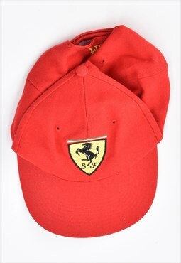 Vintage 90's Ferrari Cap Red