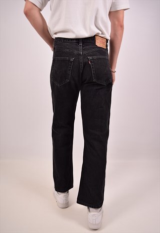 Vintage Levi's 501 Straight Jeans Black | Messina Hembry Clothing
