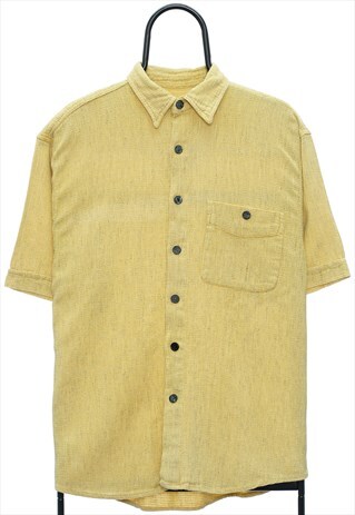Vintage Gaucho Yellow Short Sleeve Shirt Womens