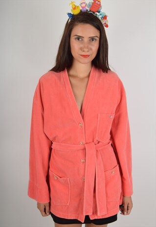 RARE SONIA RYKIEL FLUFFY KIMONO MADE IN FRANCE XL (844)