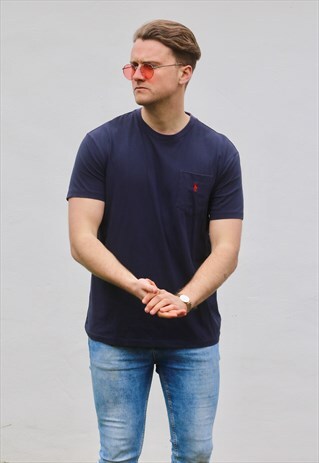 RALPH LAUREN USA VINTAGE MINIMALIST T SHIRT
