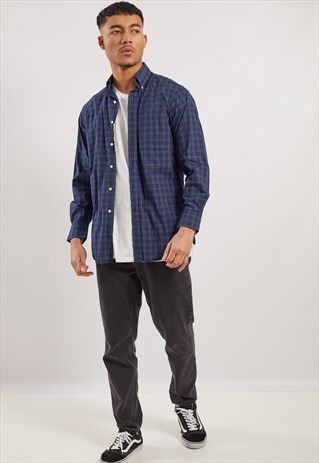 VINTAGE TOMMY HILFIGER LONG SLEEVE CHECK SHIRT