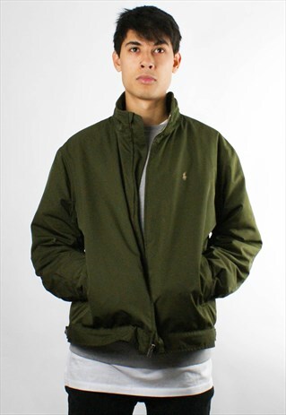 RALPH LAUREN POLO FLEECE LINED HARRINGTON JACKET