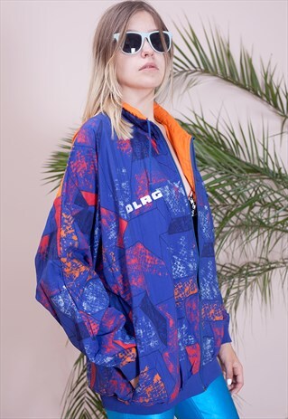 VINTAGE COLOUR BLOCK WINDBREAKER BY BEST SET