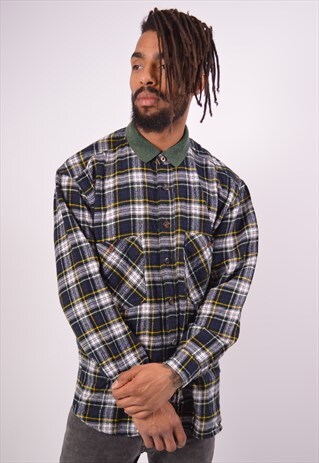 VINTAGE FLANNEL SHIRT CHECK MULTI