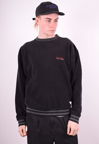 CHAPS RALPH LAUREN MENS VINTAGE FLEECE JUMPER MEDIUM 90'S