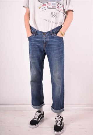LEVI'S 518 MENS VINTAGE JEANS W33 L30 BLUE 90S