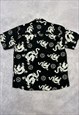 Y2K DRAGON SHIRT GRUNGE GRAPHIC SHORT SLEEVE SHIRT