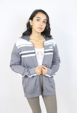 VINTAGE PUMA 90'S PATTERNED SPORTS JACKET