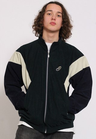 VINTAGE ASICS VELOUR TRACK JACKET