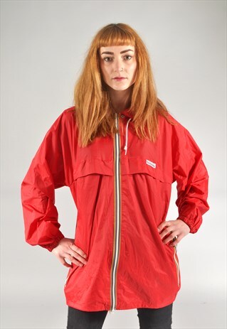 VINTAGE BERMUDA RED RAINCOAT
