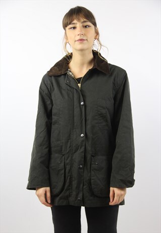 VINTAGE GREEN WAX JACKET