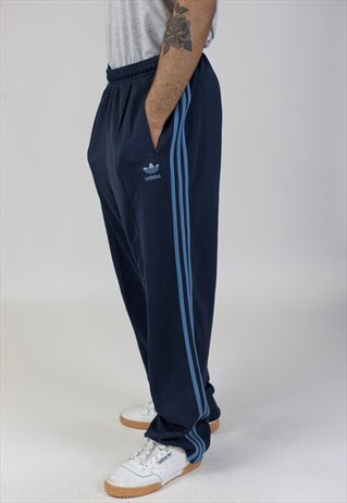 VINTAGE 90'S ADIDAS GREY TRACKSUIT BOTTOMS