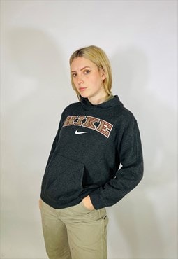 Vintage 90s Nike Embroidered Centre Swoosh Hoodie