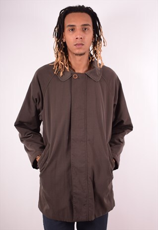 HENRI LLOYD MENS VINTAGE JACKET LARGE BROWN 90S