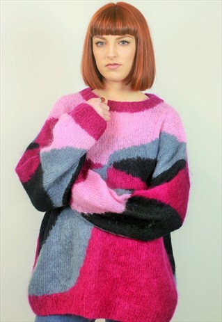 VINTAGE PATTERNED MOHAIR JUMPER