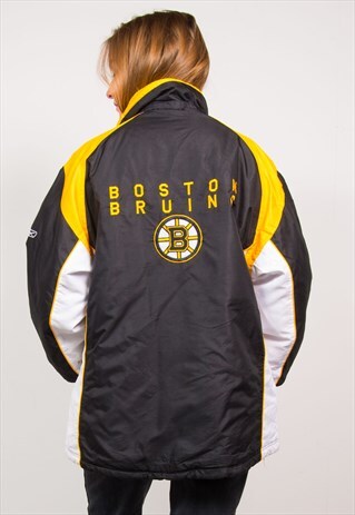 REEBOK VINTAGE 90'S BOSTON BRUINS HOCKEY SPORTS JACKET