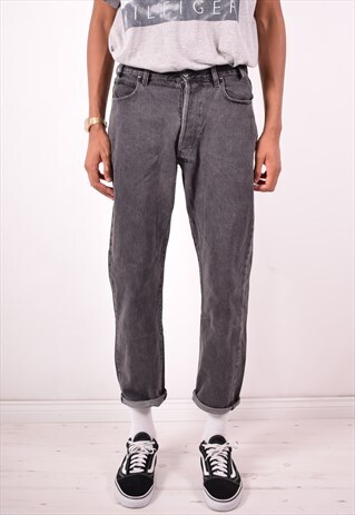 ARMANI JEANS MENS VINTAGE JEANS W31 L29 GREY 90S