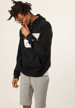 VINTAGE PUMA PRINT LOGO HOODIE