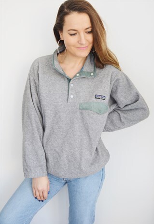90'S PATAGONIA FLEECE 1/4 VINTAGE SWEATSHIRT