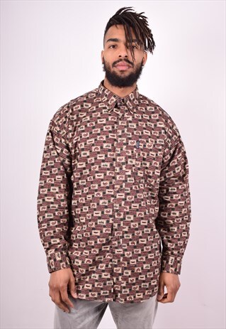 CHAPS RALPH LAUREN MENS VINTAGE SHIRT LARGE MULTI 90'S