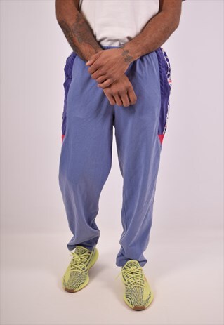 VINTAGE DIADORA TRACKSUIT TROUSERS PURPLE
