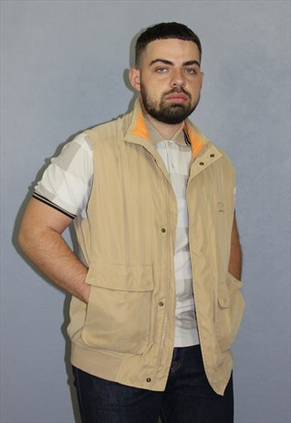 MENS PAUL & SHARK YACHTING VEST MULTI POCKETS GILET