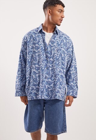 VINTAGE PAISLEY FESTIVAL LONG SLEEVE SHIRT