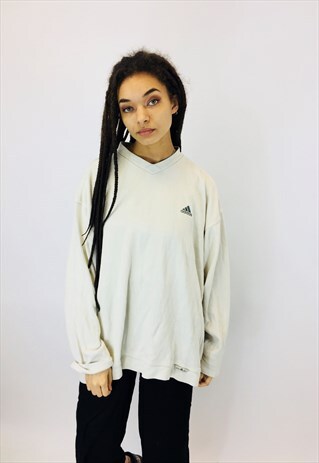 ADIDAS EMBROIDERED STRIPE SWEATSHIRT