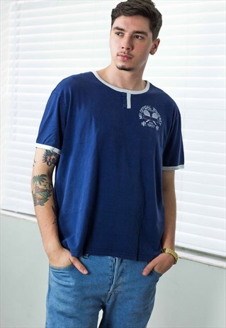 VINTAGE POLO RALPH LAUREN T-SHIRT LOGO 90S XL 6.9