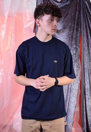VINTAGE LACOSTE NAVY TEE