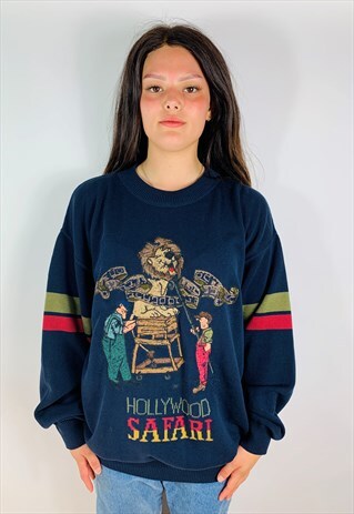 VINTAGE ICEBERG HOLLYWOOD SAFARI KNIT SWEATER