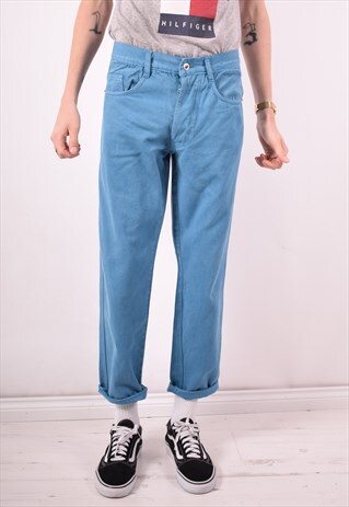 MISSONI MENS VINTAGE JEANS W30 L28 BLUE 90S