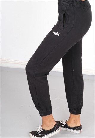 VINTAGE BLACK PUMA TRACK PANT