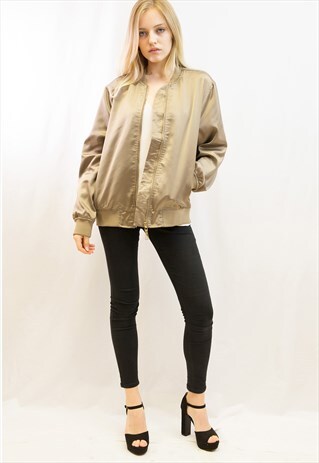 UNISEX SATIN BOMBER JACKET