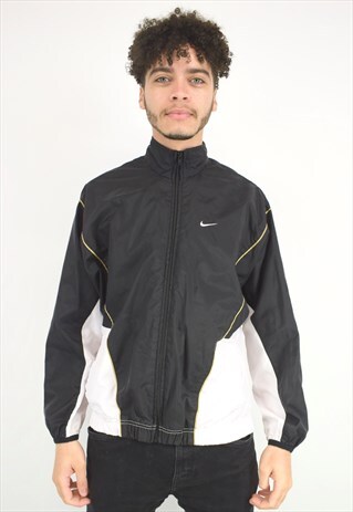 VINTAGE 90'S NIKE BLACK AND WHITE JACKET