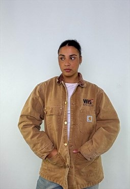 Tan 90s Carhartt Chore Workwear Jacket