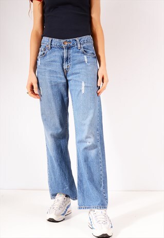 VINTAGE LEVI'S 527 BOOTCUT JEANS MID BLUE
