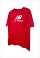VINTAGE NEW BALANCE 00 TSHIRT12KM IN RED M