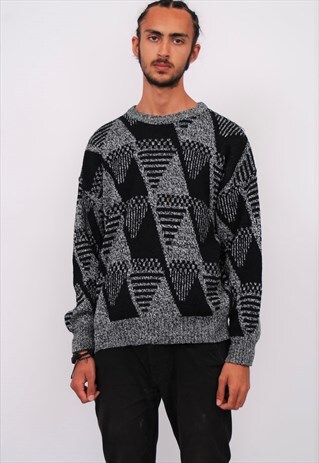 VINTAGE GEOMETRIC JUMPER