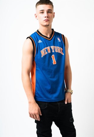 VINTAGE ADIDAS NEW YORK KNICKS BASKETBALL JERSEY