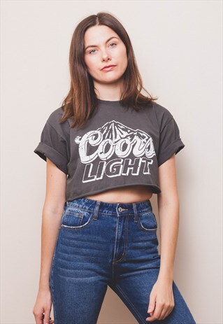 CROP HEM COORS CROP TEE