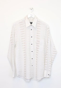 Vintage Versace shirt in white. Best fits L