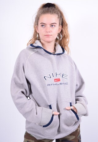 nike asos marketplace jumper hoodie grey tops shirts