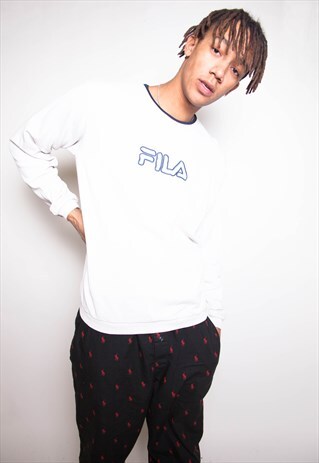 VINTAGE 90S FILA BIG LOGO SWEATSHIRT ID:3580