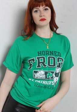 Vintage Champion St Patricks Day T-Shirt Green